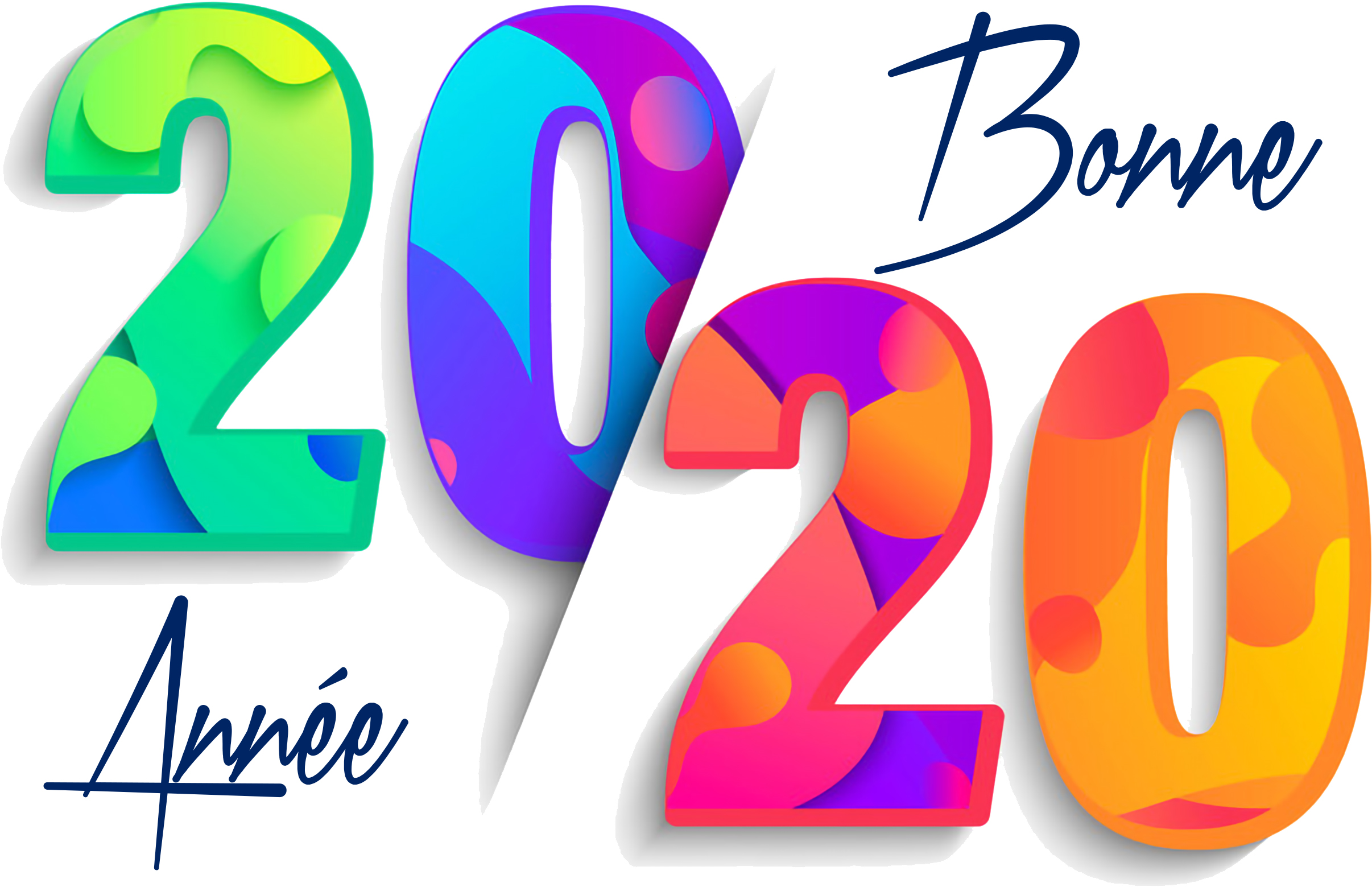 Meilleurs Voeux pour 2020 - Happy New year, best wishes for 2020